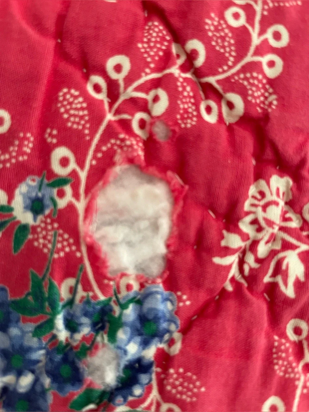 THE LINEN SOURCE Y2K Cotton Floral Cottagecore Shabby Chic Romantic King Quilt